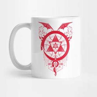 Red Snakes of Alchemy Mug